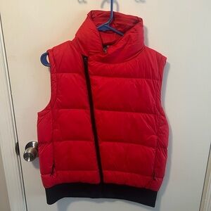 Oiselle Red Puffer Vest
